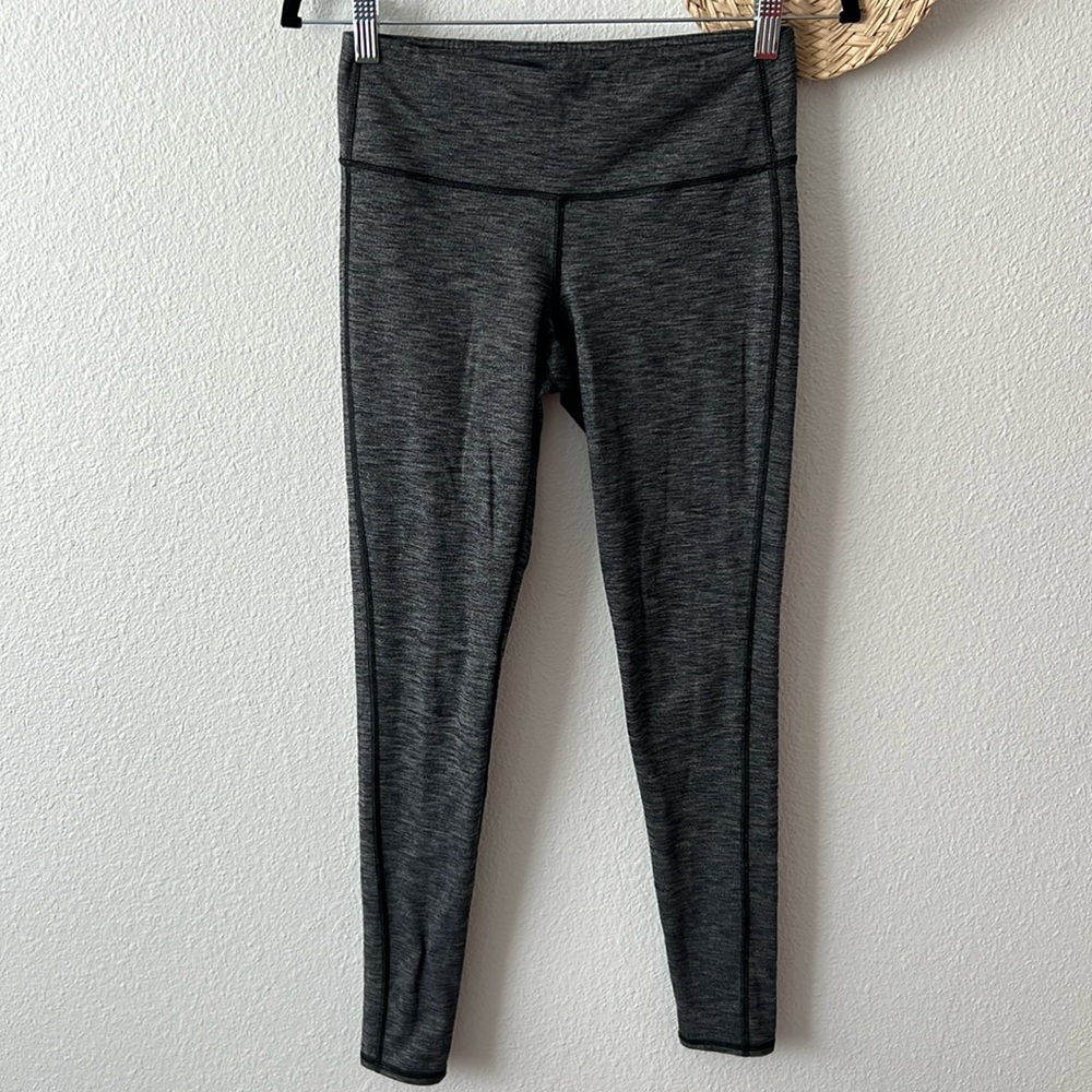 Athleta Heathered Grey 27” Leggings - Size Small